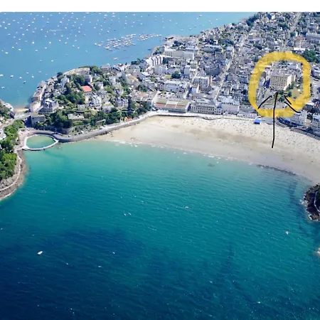 2 Pieces Terrasse Vue Mer Dinard Exterior photo